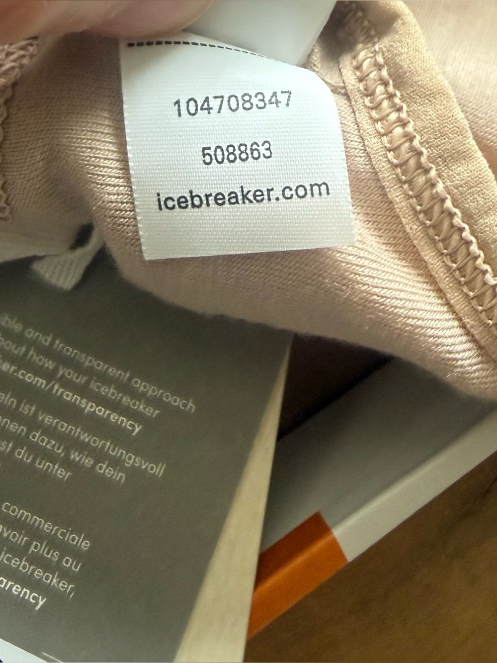 New Icebreaker Women's Merino 150 Siren Bra Praline Medium - Picture 7 of 7